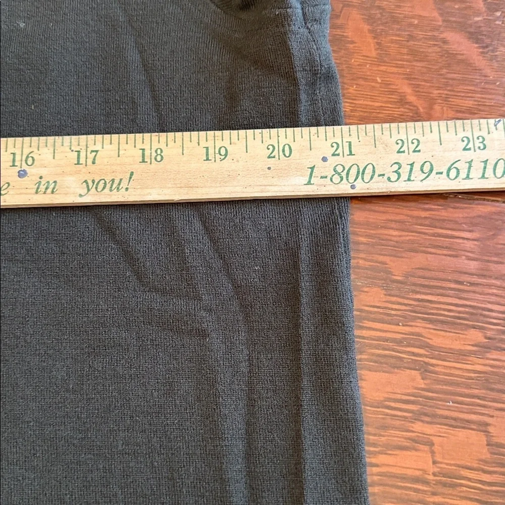 Ralph Lauren Wool Blend Long sleeve Polo charcoal Size X-large